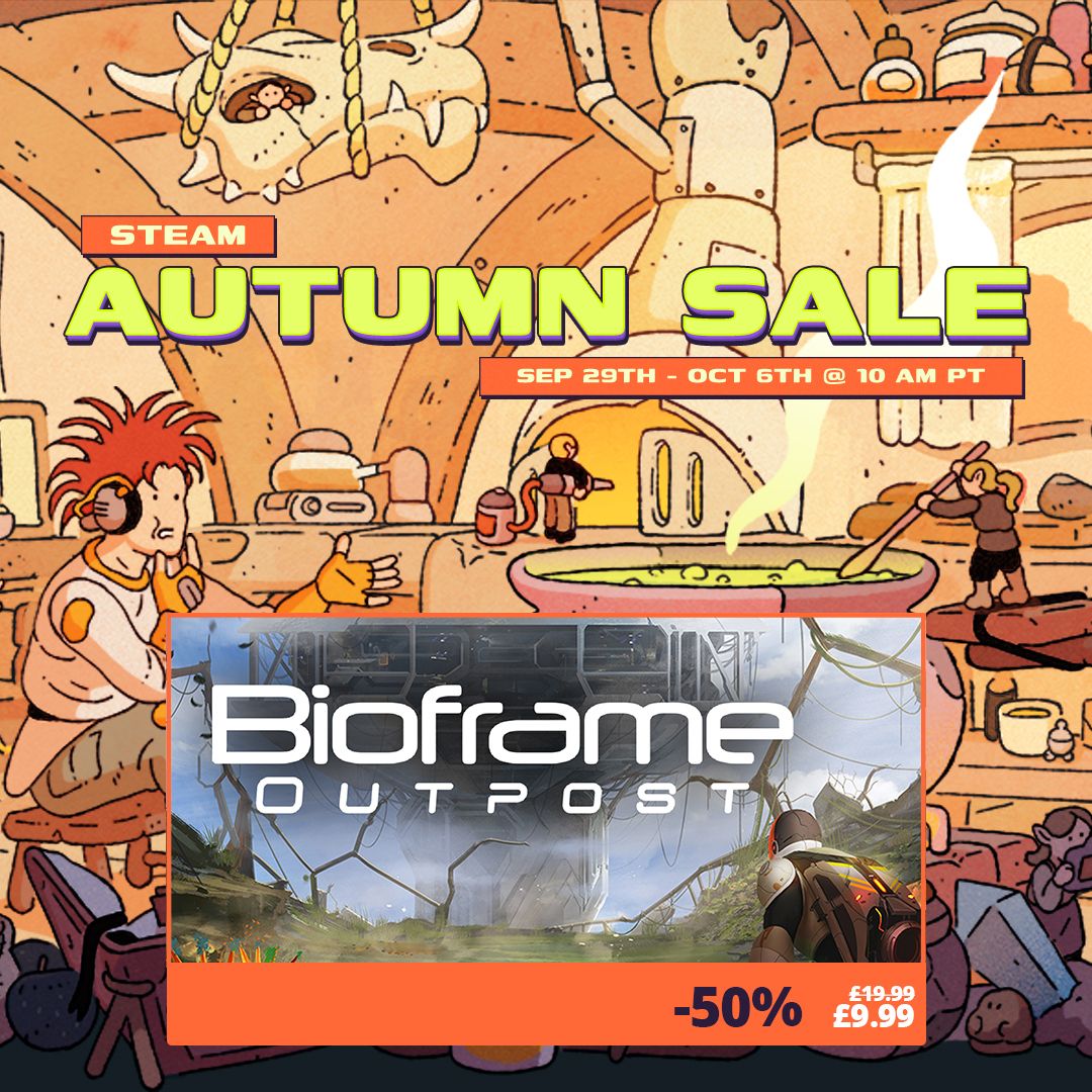OmniSystemsPub's tweet photo. Have you checked out our discounts in the Autumn Steam sale?
We're running discounts on both of our games, #Bioframe and #Eufloria HD. Grab them before the weekend's over!
Get Eufloria HD: https://t.co/F4SSTuEK9x
Get Bioframe: https://t.co/Bny5eYDObV
#indiegame https://t.co/r9tz0i9jDB