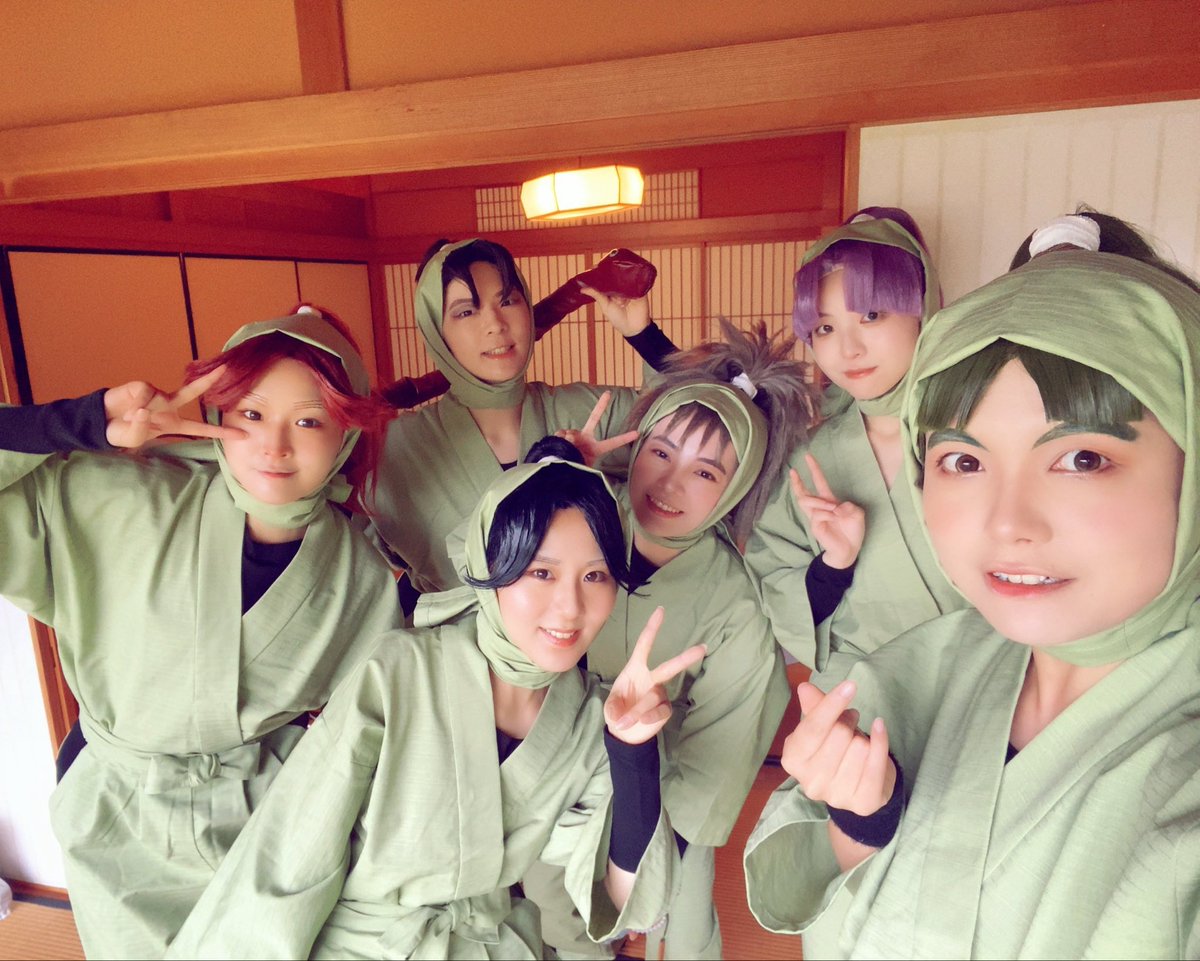 🥷🥚3年やってきた〜〜！！！
最高！楽しかった💖💖

三之助　<a href="/srismyk/">まゆころん3️⃣といっしょに！</a> 
作兵衛　🍆
藤内　<a href="/coshuyu/">冬希</a>
数馬　<a href="/byen02/">依茶🍽</a>
孫兵　<a href="/x_momen_x/">木綿</a>
左門　<a href="/iceallafragola/">いちご</a> 

カメラ📸<a href="/uuuuumuuuuu/">うー</a>
サポート<a href="/08_wata/">わた</a> <a href="/16raymgs/">壱村蓬(←)</a>