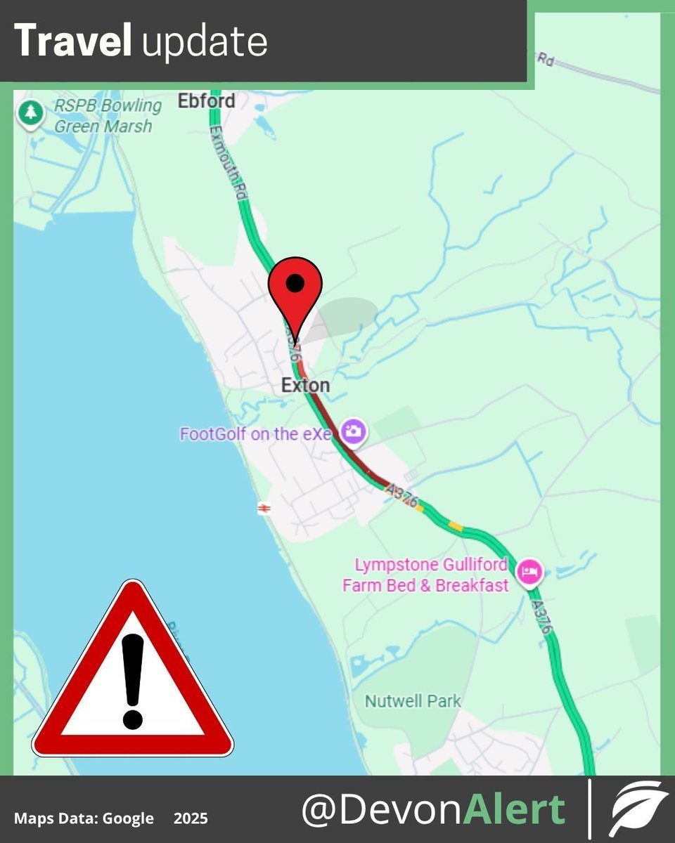 DevonAlert's tweet image. 14:13 #Devon  We have had a report of a tree down across the road down on A376. Please drive with caution RP @BBCDevon @StagecoachSW