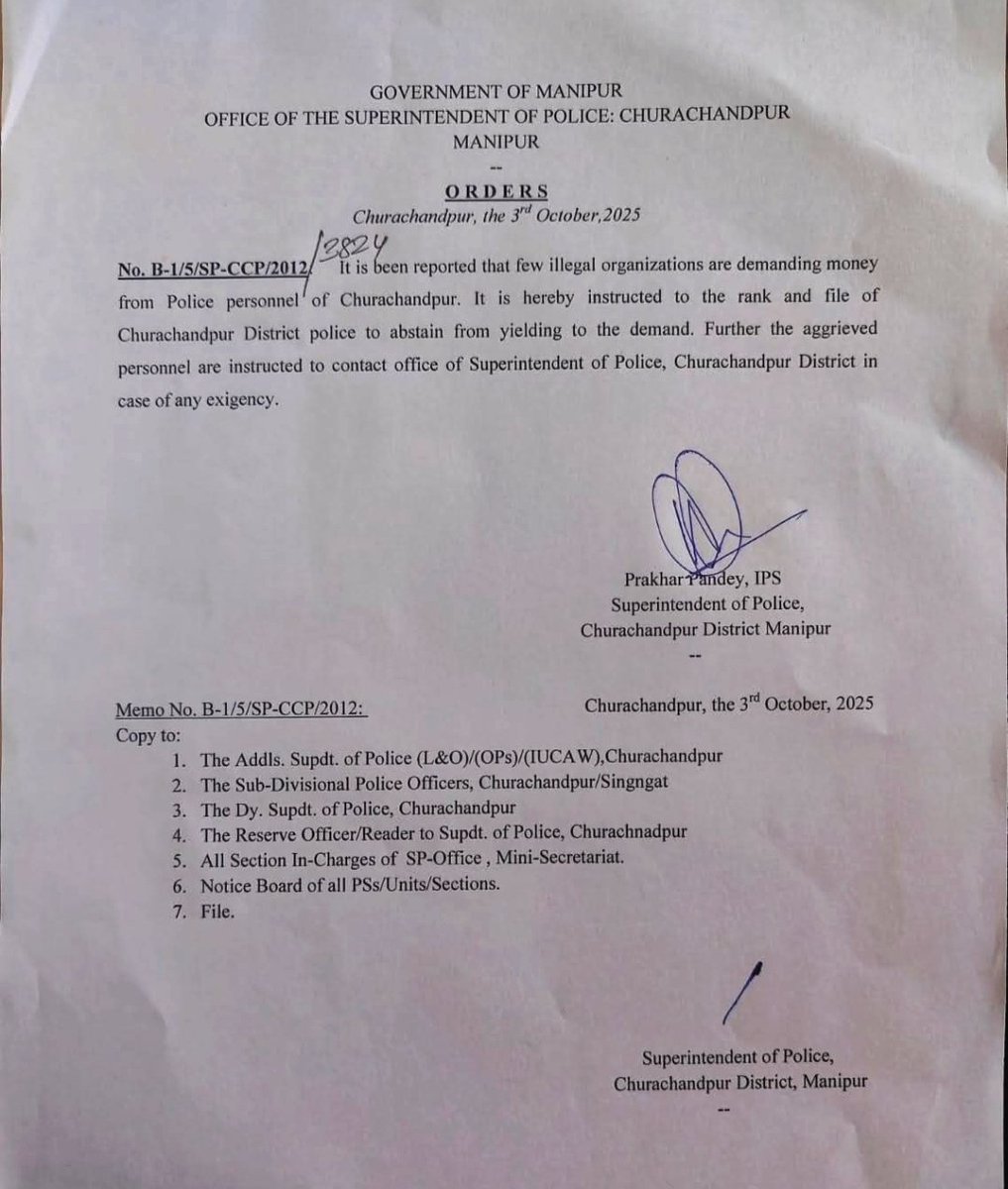 There is something fundamentally wrong with the Kuki-Zo parasitic communities in Manipur. 

How dare they brazenly demand ransom from <a href="/manipur_police/">Manipur Police</a> Manipur Police personnel in the Churachandpur district of Manipur, India? 

Such actions undermine the very fabric of our society