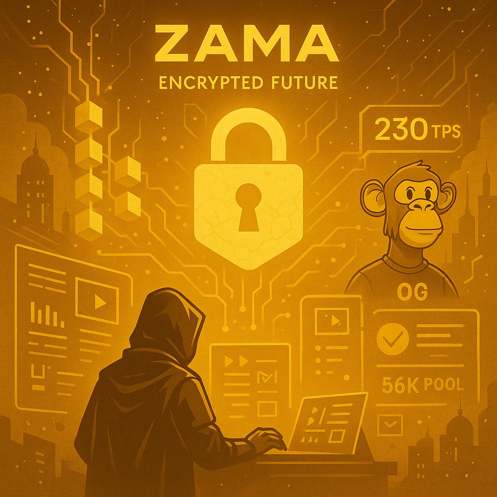 CryptoRS0's tweet image. What breakthroughs could @zama_fhe’s encrypted tech unlock if October’s testnets live up to the hype

After years of privacy talk collapsing under pressure, fhEVM feels like the real deal  launching October 6 with private DeFi and voting that runs 230 TPS under full homomorphic…