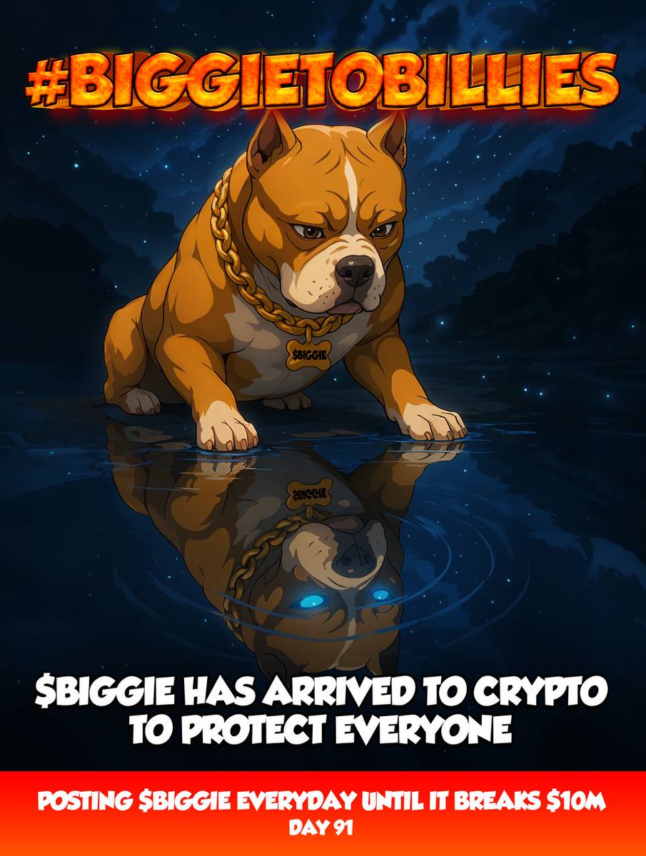 Biggie_on_ETH's tweet image. Day 91 posting until 10m
589k MC 

0x95aE252633e9ea03BdfE67874B349b41163464Ce

#BiggieToBillies