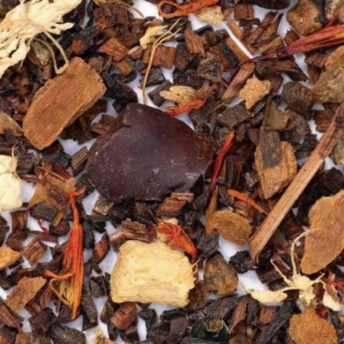ChaiGerdes's tweet photo. It’s the #caturday #ChaiSearch! Look for the cat in this pic of tea then comment and retweet when you find me. No spoilers! https://t.co/ujf3suFskw