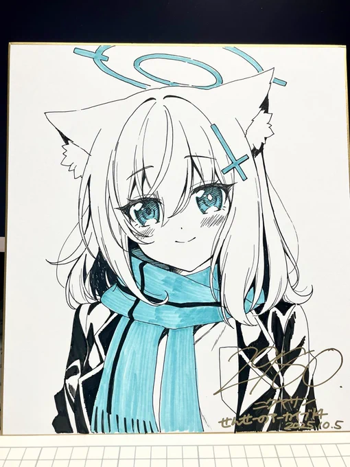 明日!よろしくお願いします〜 この色紙持っていきます〜