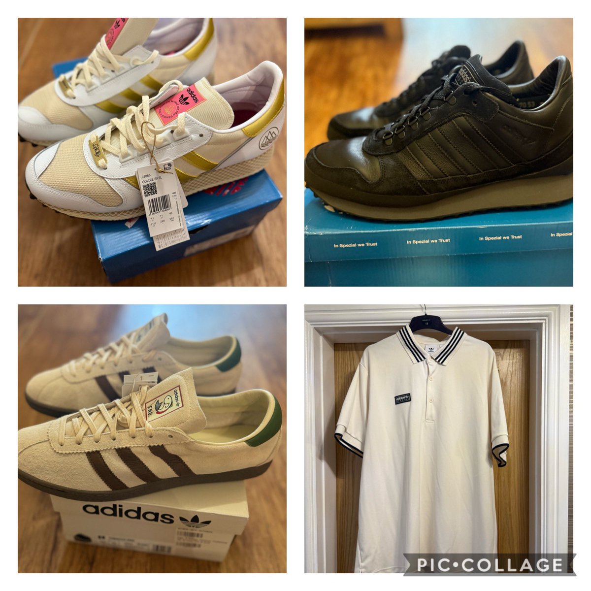 ***FOR SALE ***
Adidas Hiaven 8/10 11.5 £75 tyd
Adidas Goldie BNWT 11 £100 tyd
Adidas End Fly fishing BNWT 12 £100tyd
Adidas SPZL Polo BNWOT XXL 26”ptp £70 tyd

Thanks 👍🏻
<a href="/T_C__B_S_T/">Typically Casual Buy/Sell/Trade</a>