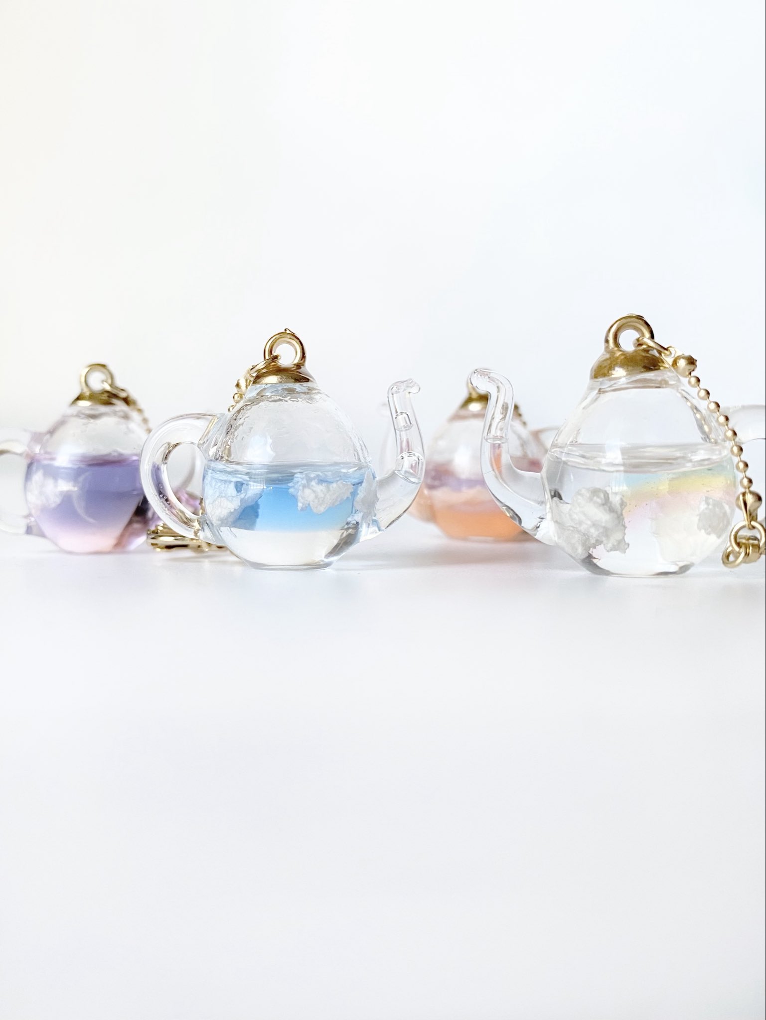 Rebecca ハンドメイド ピアス ホットケーキ 液体アクセサリー 今日は