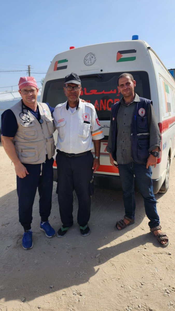 The heroes of gaza are the men and women of the paramedics and civilian response team. Today I had the opportunity to meet two of gazas heros- “Jimmy” the driver and “Sam” the first responder. They have each lost family, friends, colleagues. They eat once a day if they are lucky.
