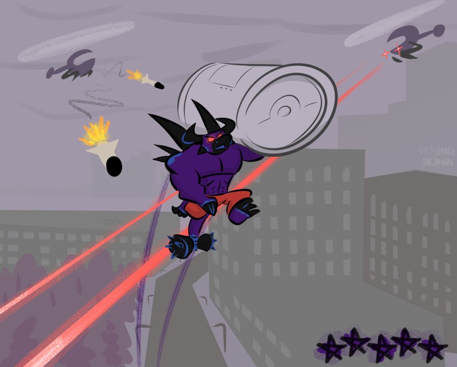 space_salaman's tweet photo. Black Thorn stole the waveform capacitance spectrograph! - the monster desperately trying to turn back, but her haste will only be her failure ππβοΈ #scalie #monsterOC #superfur #scifiart https://t.co/8w53sFIUtr