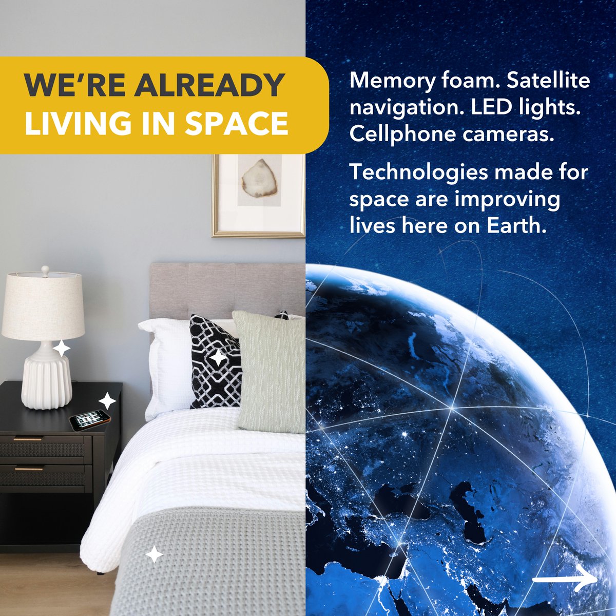 UNOOSA's tweet image. 🚀 #WorldSpaceWeek 2025 is here!
From 4–10 October, people in 90+ countries celebrate the UN-declared World Space Week — the largest space event on Earth. 🌍✨
This year’s theme: Living in Space.