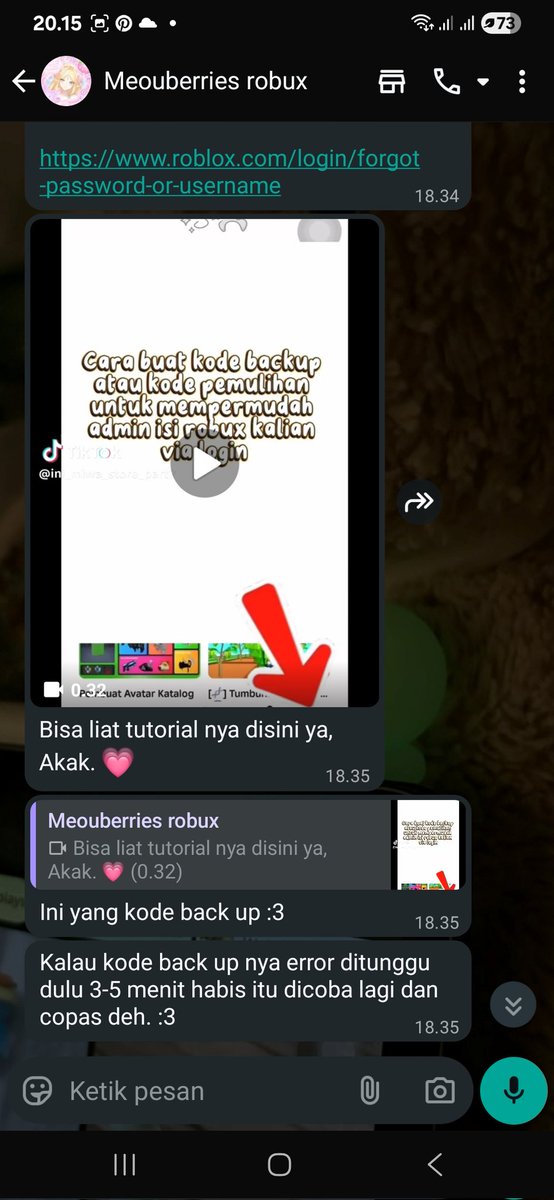 prettiestJwon's tweet photo. gurls aku mau kasih testi &amp; review aku habis beli robuk di kak @miaouchan___n 
adminnya super ramah dan baik bangettt!!?!? sebenernya ini first time ak beli robux 🥹😸 jadi ak agak bingung kann terus kakaknya mau jelasin ak satu satu dan sabarr pluss fast respon bangett woii https://t.co/aWDBM6t8Qp