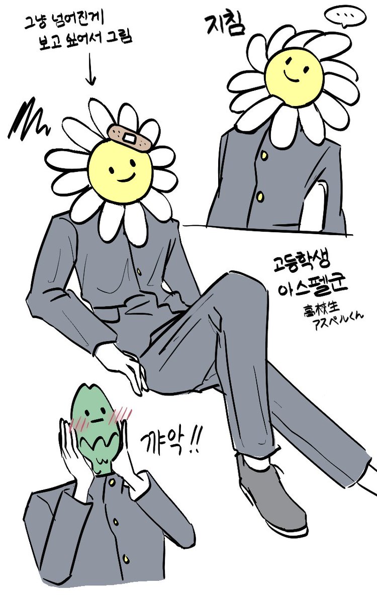 #PPYFanart 
高校生アスペルくん 2