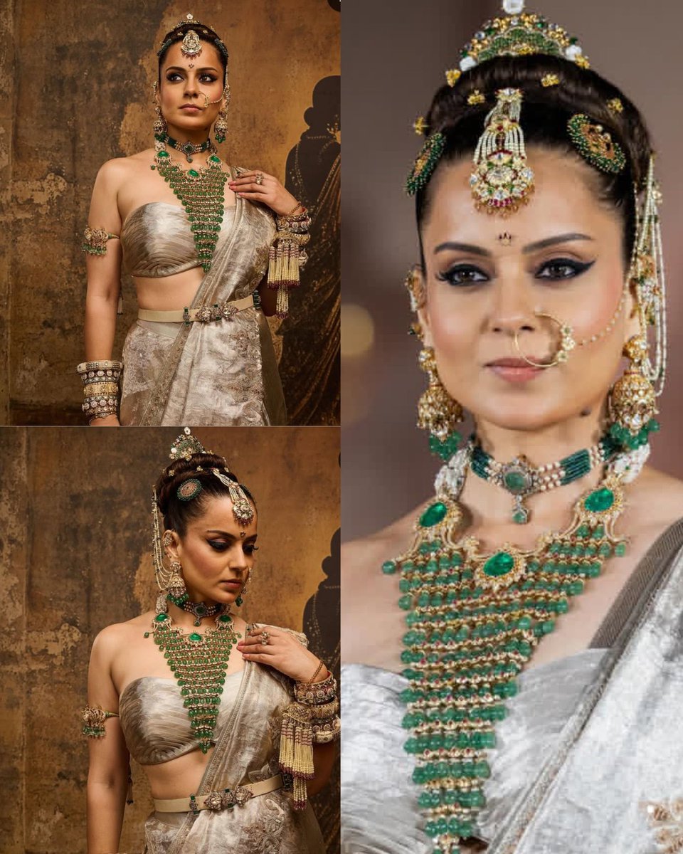 MissMalini's tweet photo. Kangana walks for Raabta by Rahul, unveils Saltanat jewellery collection.

She has Queen aura ‼️

#KanganaRanaut #MissMalini https://t.co/payoO146Sp