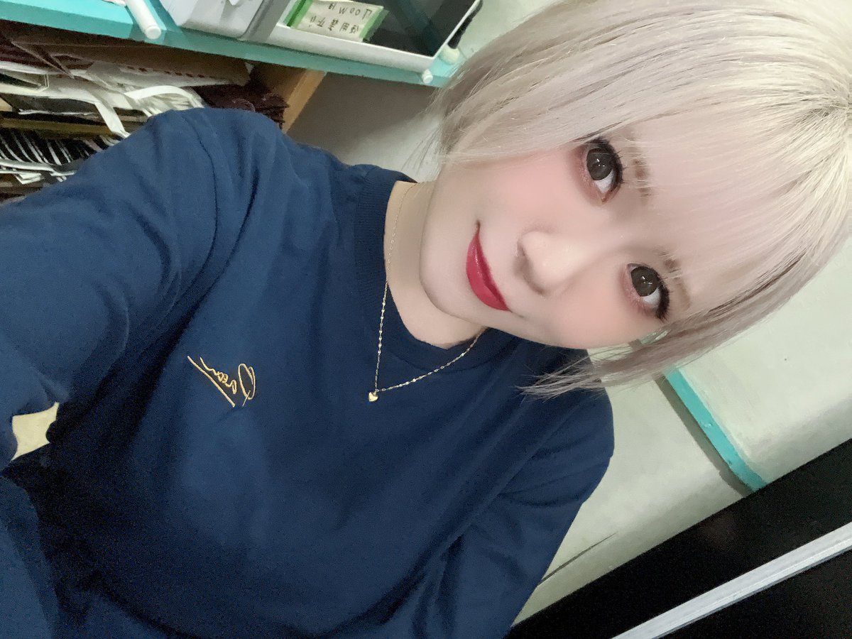 るなっち ソフトニットフリースクルーネックゆるシルエットプルオーバー
