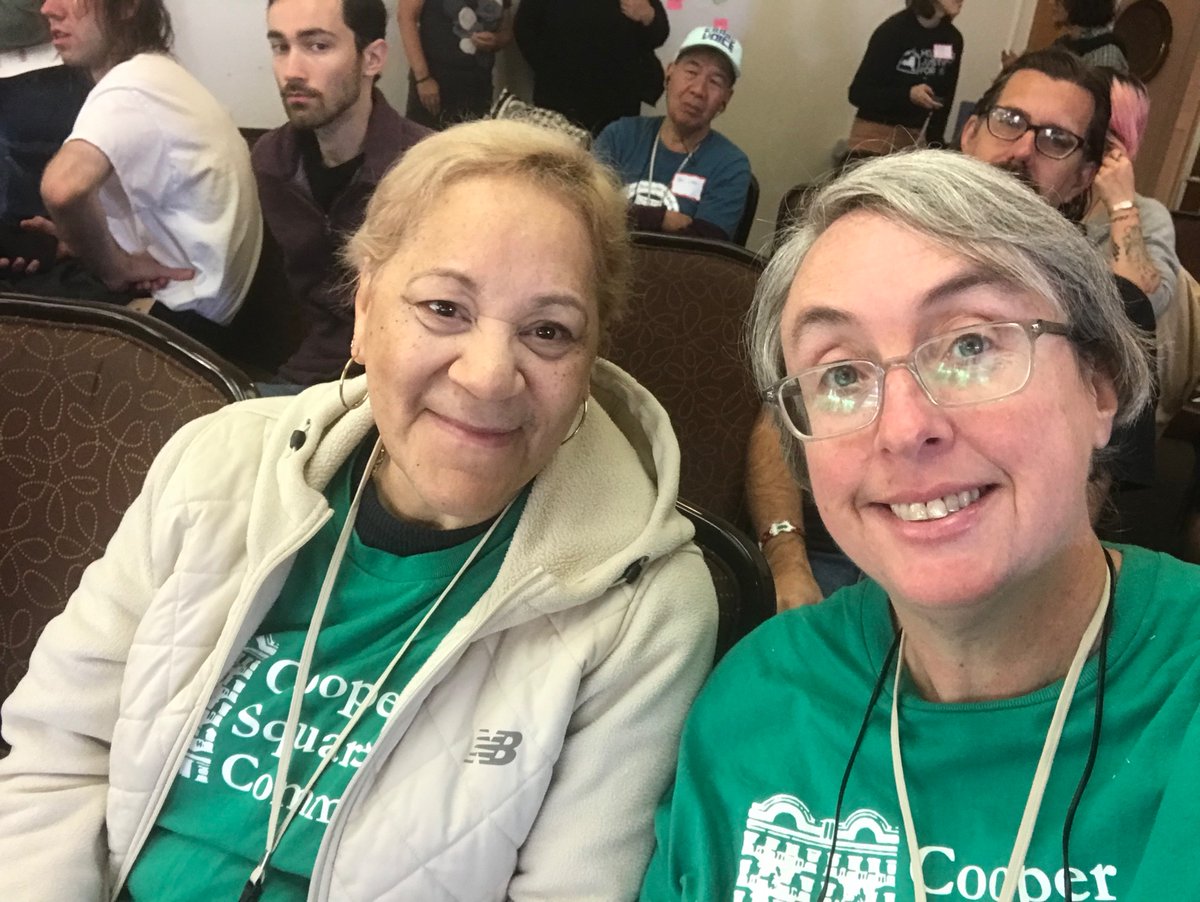 We’re w/ NY tenants representing the Lower East Side as we plan for our upcoming year!