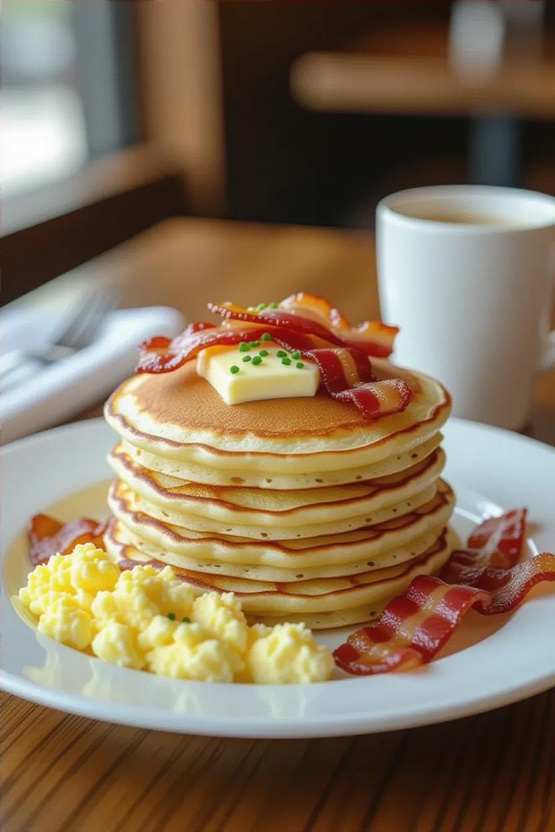 Good morning!
Enjoy the weekend!
Pass the syrup please!😊