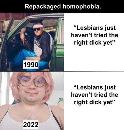 👉🏳️‍⚧️ = modern conversion therapy.