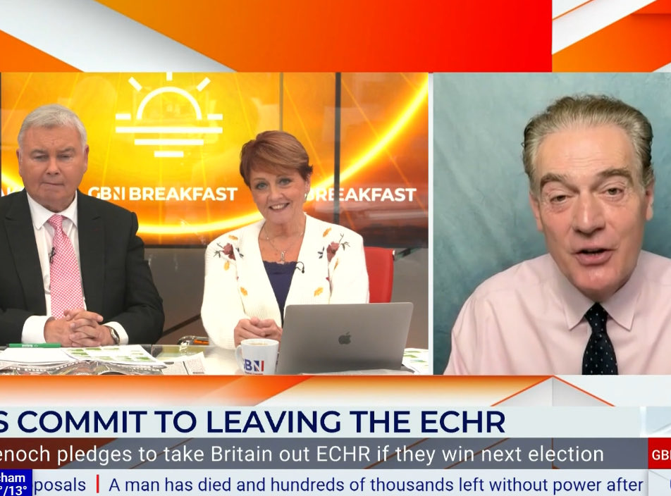On GB News I backed Kemi Badenoch’s plan to quit the ECHR. It protects rights, yes – but now blocks us from deporting murderers &amp; hate preachers. Time to take back control. Agree?