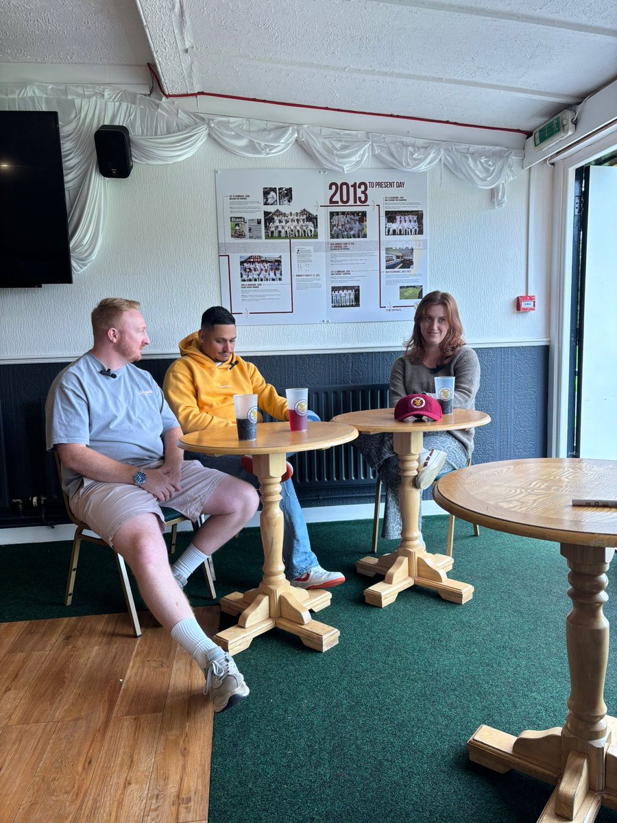 StandCricket's tweet photo. Absolutely amazing to have @padsandpints down at our club last week with @brittanydeller talking all things cricket and community. You can watch the full podcast https://t.co/vdty5dDlKl

Some photos from the day. https://t.co/QYkOpKbpfu