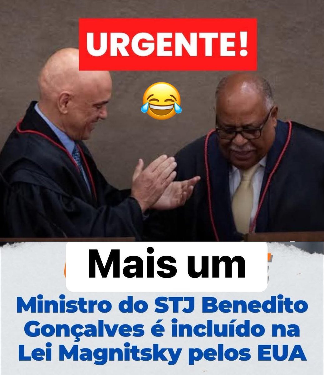 Marcelo Araujo (@marcelo32117824) on Twitter photo 🚨GILMAR, FLAVIO DINO, ZANIN, BARROSO, C. LÚCIA, FACHIN, MOTTA, ALCOLUMBRE, MAIS ALGUM❓️
🇺🇲🇧🇷 GO TRUMP‼️ 🚨GILMAR, FLAVIO DINO, ZANIN, BARROSO, C. LÚCIA, FACHIN, MOTTA, ALCOLUMBRE, MAIS ALGUM❓️
🇺🇲🇧🇷 GO TRUMP‼️