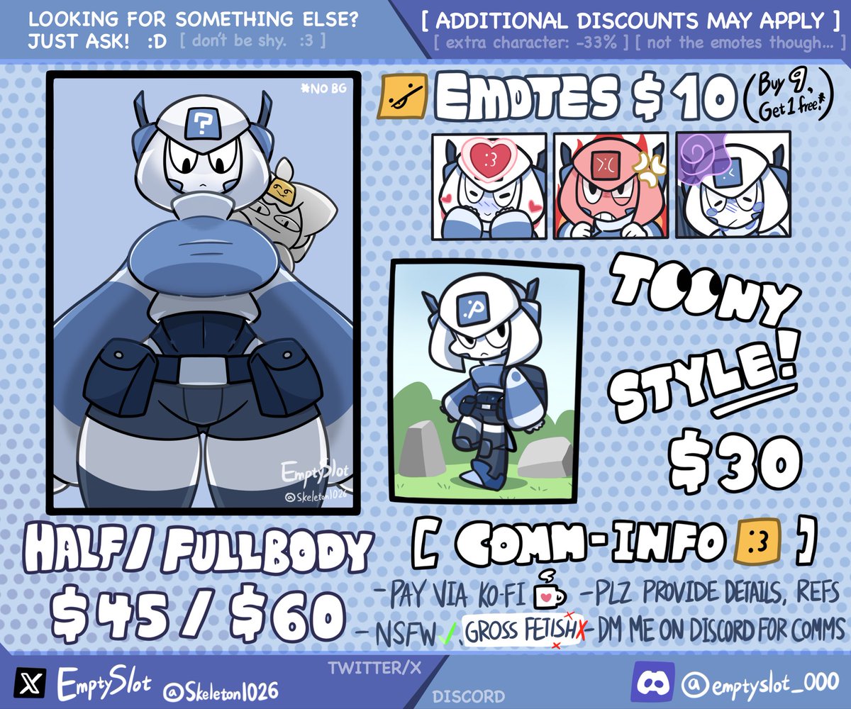 EmptySlot🥜✨️Comms FULL! tweet media