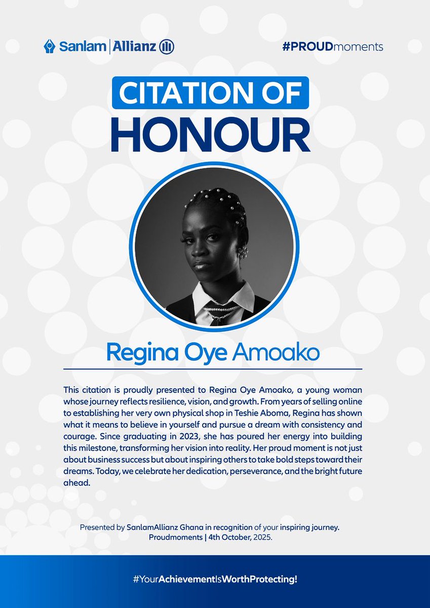 theNanaPoku's tweet image. From starting a business to survive, to pushing through school with grace.
Regina and Isaac are proof that strength looks different, but always inspires.  
They turned challenges into wins.  
#PROUDmoments