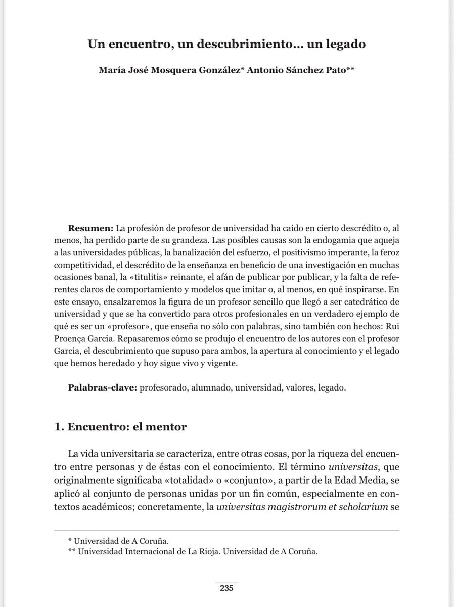 Publicado nuevo capítulo de <a href="/apato13/">Antonio Sánchez Pato</a> “Un encuentro, un descubrimiento… un legado”, en el libro “NO RASTO DE UM LEGADO ACADÉMICO. Ensaios sobre Universidade, Magistério e Pensamento” en homenaje al Profesor Dr. Rui Garcia, en la prestigiosa editorial portuguesa <a href="/Afrontamento/">Edições Afrontamento</a>