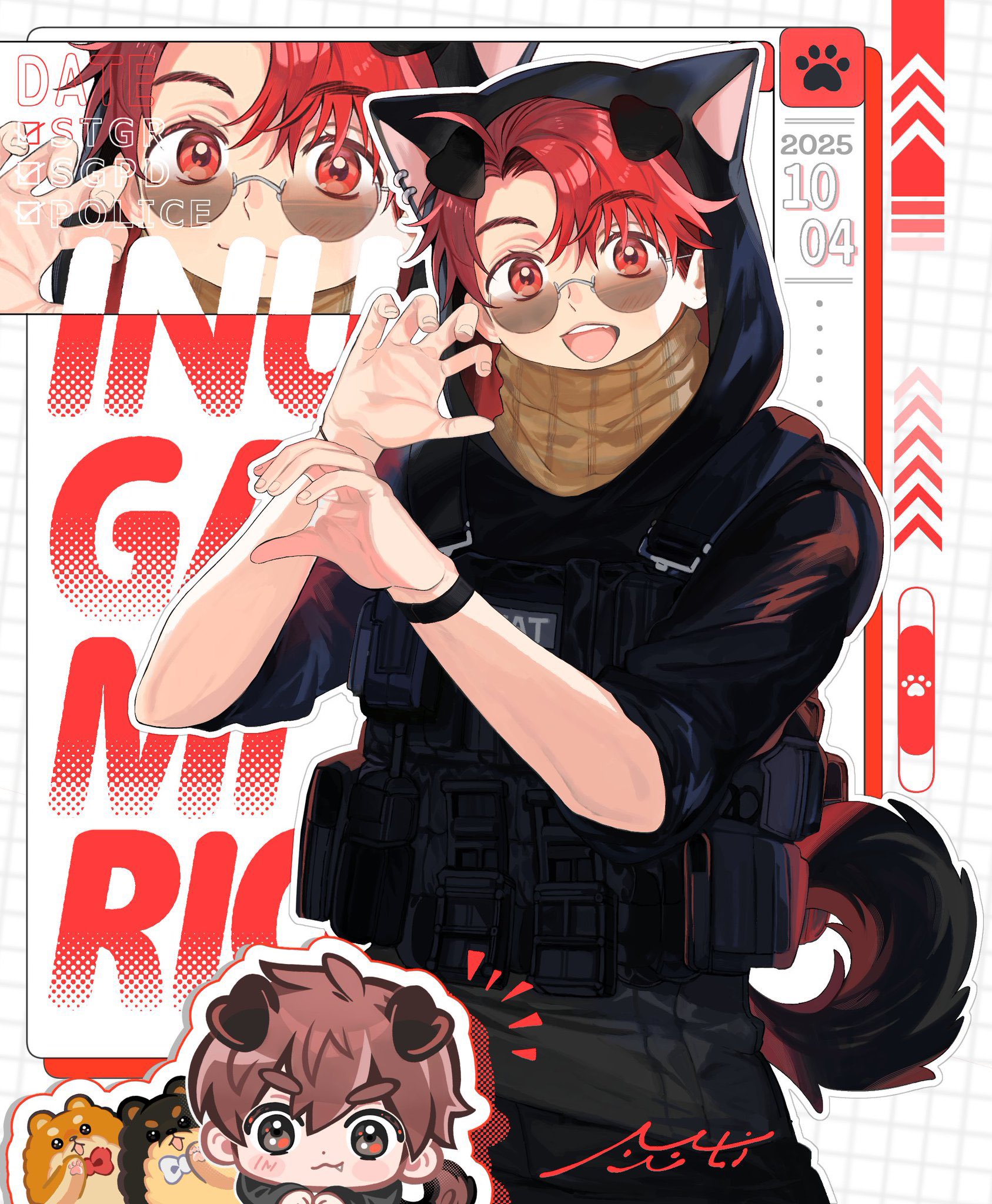 ストグラ 警察 OPERATION SGPD ランダム缶バッジ 【ストグラ】SGPD