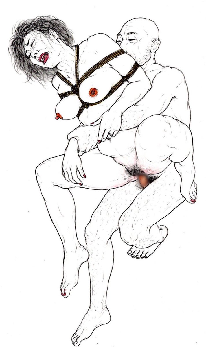 【縛姦】

「はまってしもぅたがなぁ」

「い、いや、、ぬいてください」

#緊縛 #春画 #緊縛画 #責め絵 #熟女
#bdsm