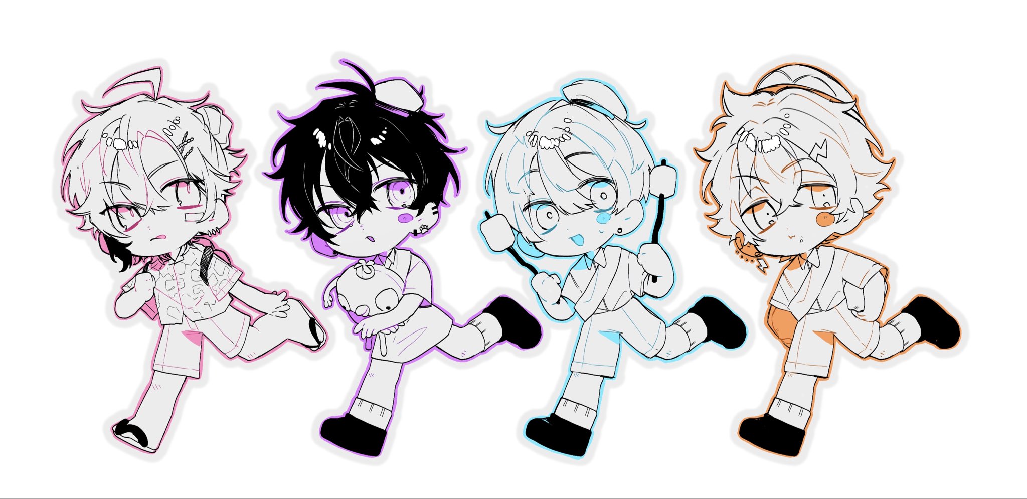 ˗ˏˋ ちょんページ ˎˊ˗ Needy Streamer Overload - Acrylic Key Chain (超絶最かわ