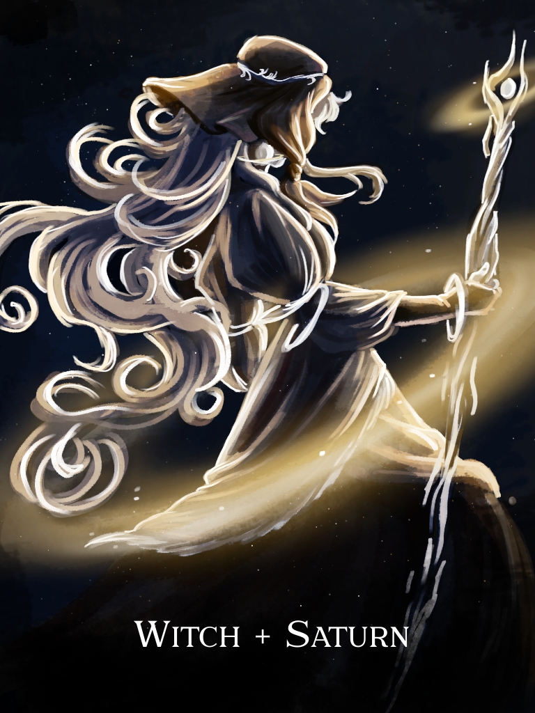 Pierre0711Rose's tweet photo. ✨ Cosmostober day 2 ✨: Witch + Saturn

Voici la deuxième journée de ce petit challenge, la Cosmostober lancé par @acyel.studio sur le thème de l'espace et le ciel.
Temps: 2 heures 30
Logiciel: Krita (colo) et ibis paint (esquisse)
#inktober #cosmostober #artchallenge #krita https://t.co/fq3inMTZro