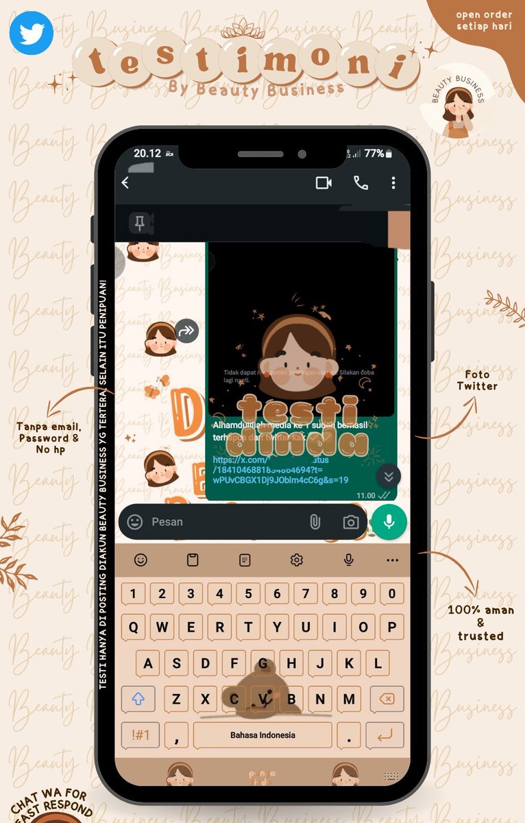 Jasa  Pemulihan Akun Dinda, Facebook,Tiktok
Instagram,
 Twitter, T Lindkedin
Whatsapp, Telegram?

 Akun dihack/terkunci/ditangguhkan?

Atau
Mau sadap wa &amp; hapus akun tanpa email/sandi/no hp?
 
Pengerjaan 1 jam sampai 2 jam✌️

WA.me/6289508114941