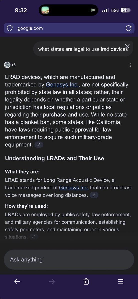 chiradio's tweet image. What states allow or prohibit the use of #LRAD devices ( in America on Americans? ) lethal vs Non lethal devices? Let’s ask  ⁦@DeptofWar⁩ and ⁦@JBPritzker⁩ ⁦@justiacom⁩ ⁦@ABAesq⁩