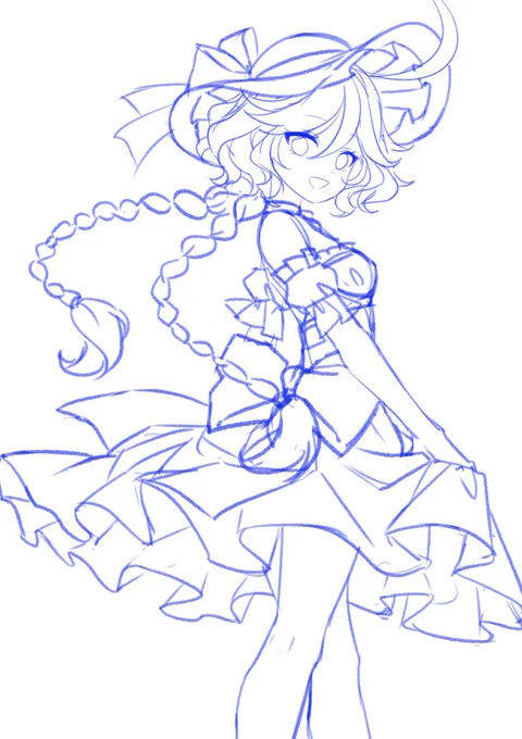 フリーナ描く