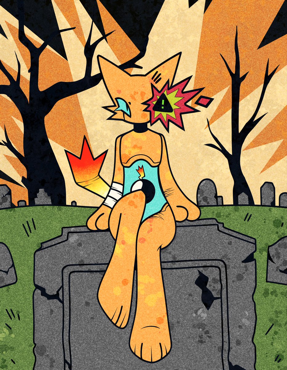 explosivebkitty's tweet image. OC-TOBER DAY 3, “GRAVEYARD”
#oc #originalcharacter #commissionsopen #october