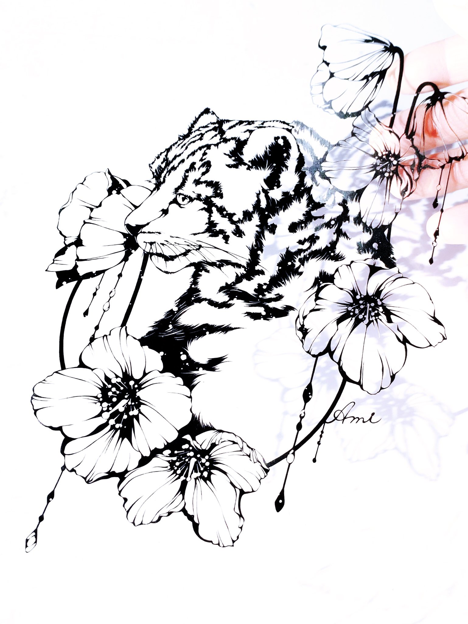 切り絵作家 Ami on X: 