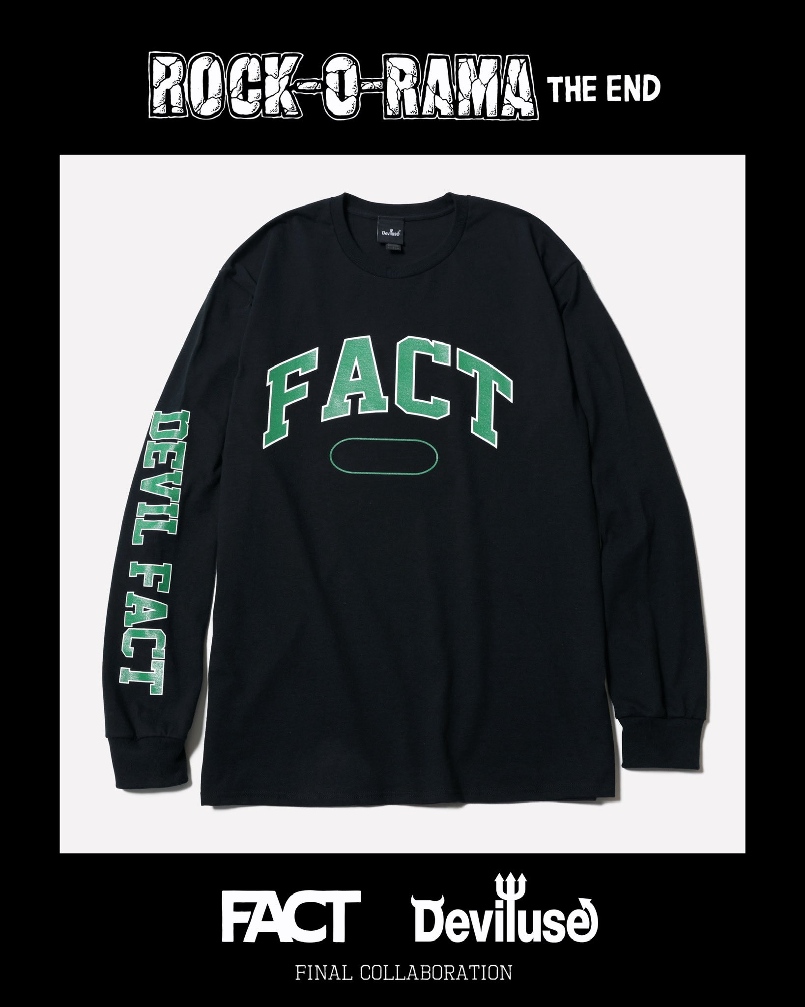 FACT Deviluse コラボTシャツ Lサイズ 黒 deviluse on X: 
