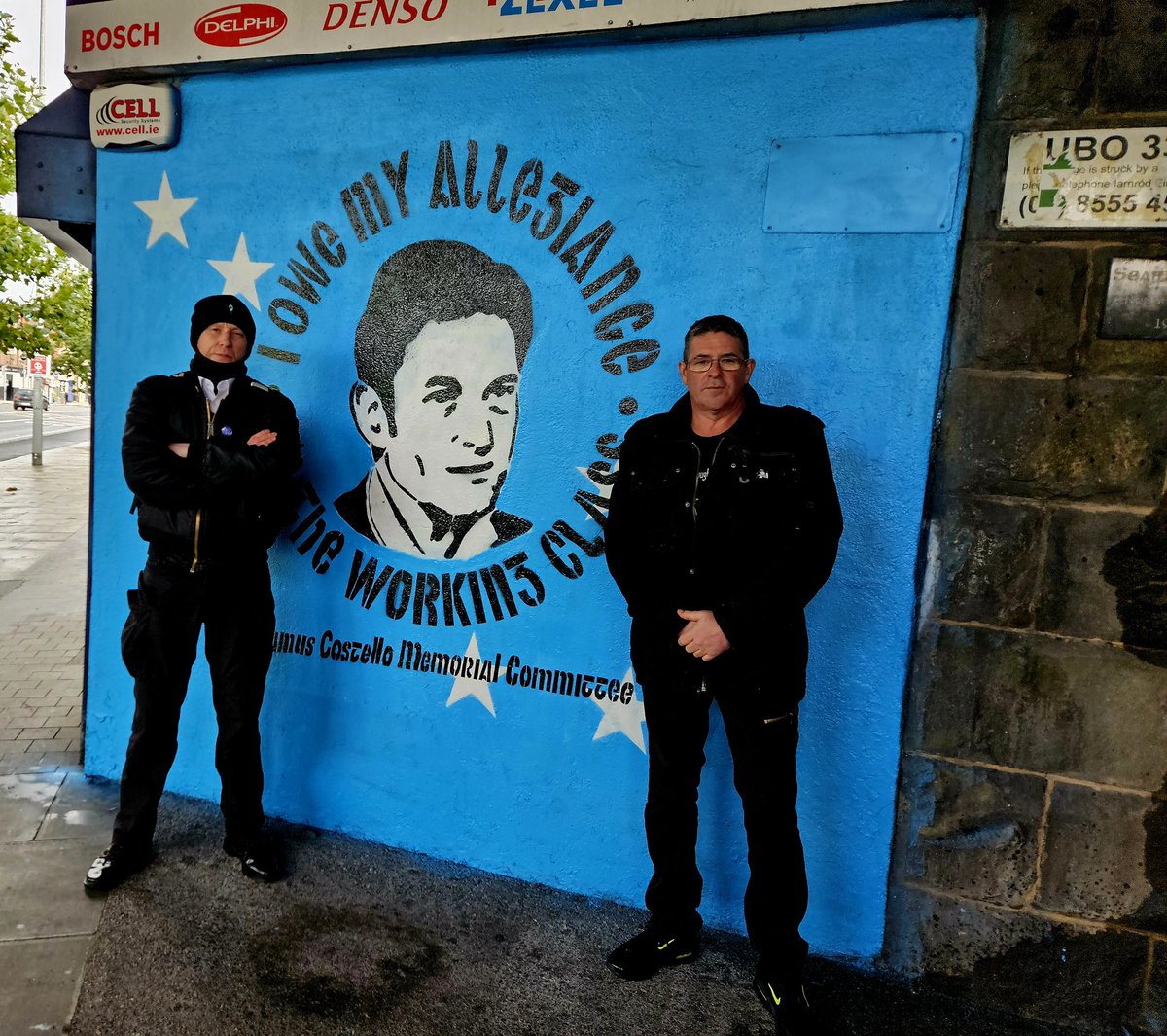 1922_adrian's tweet photo. Seamus Costello mural unveiling today at the Northstrand, #Dublin

" I Owe My allegiance to the working class" https://t.co/796E0gmeKg