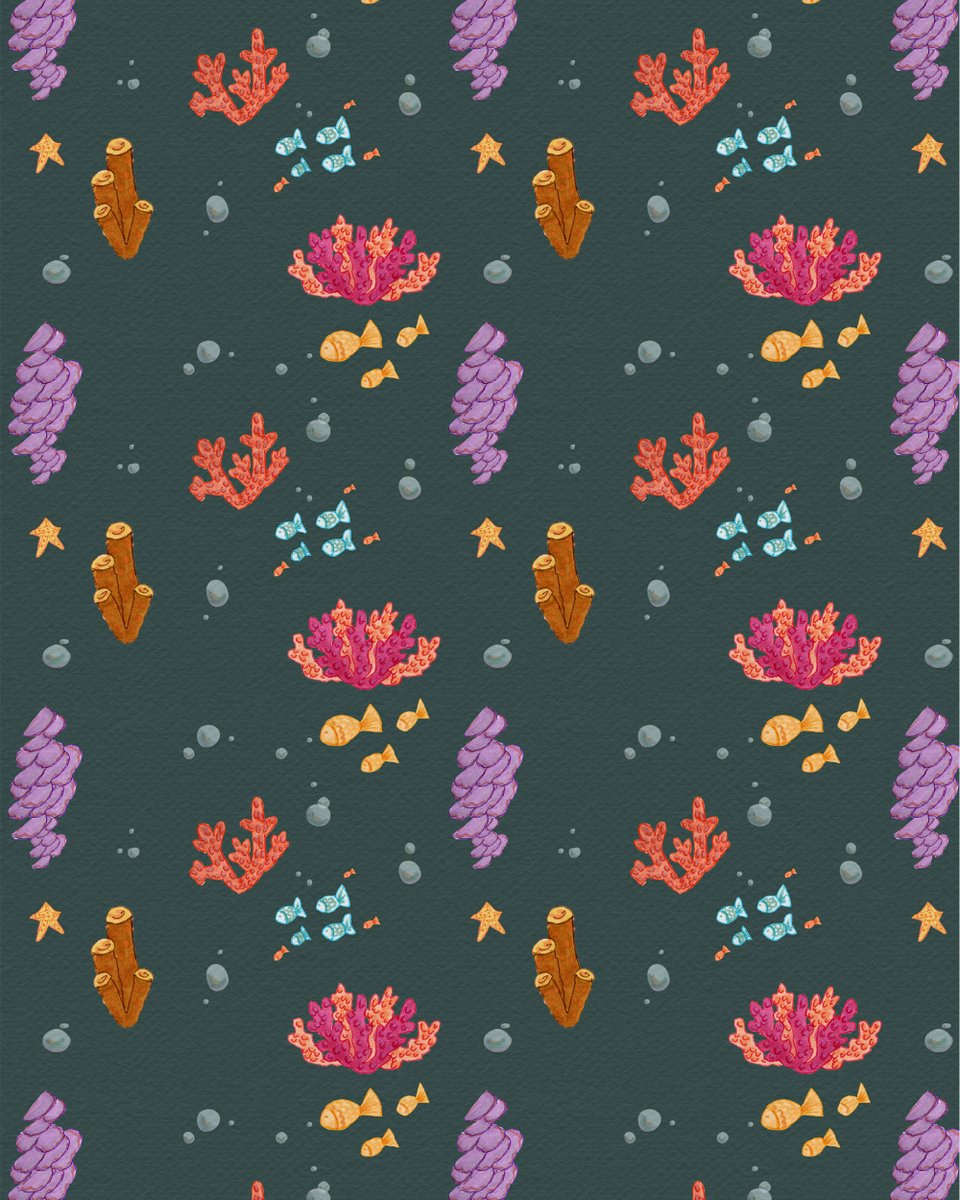 Natasha_Aguiar_'s tweet image. Adventure begins under the sea, where coral reefs and curious creatures inspire patterns full of colour and wonder.
#OceanInspired #SurfacePatternDesign #WhimsicalArt #ArtLicensing #UnderTheSea
