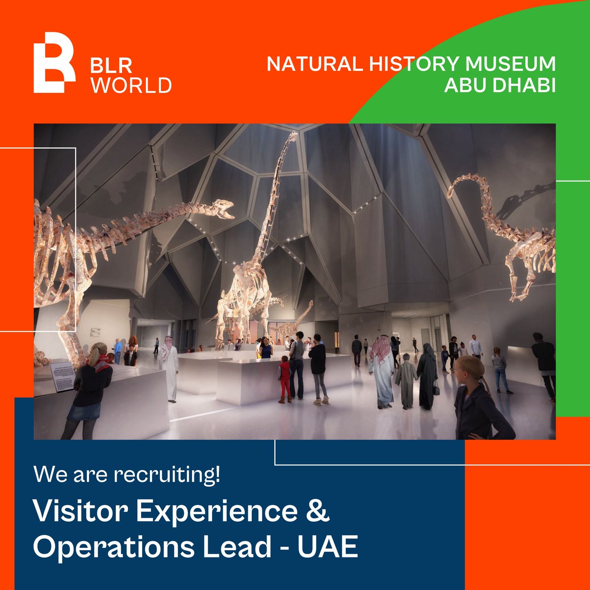 We’re hiring a Visitor Experience &amp; Operations Lead for the Natural History Museum Abu Dhabi 🌍✨

Bring your passion for visitor service excellence and help shape unforgettable museum experiences.

Apply now 👉 careers-page.com/blr-world/job/…

#NHMAbuDhabi #Hiring #VisitorExperience