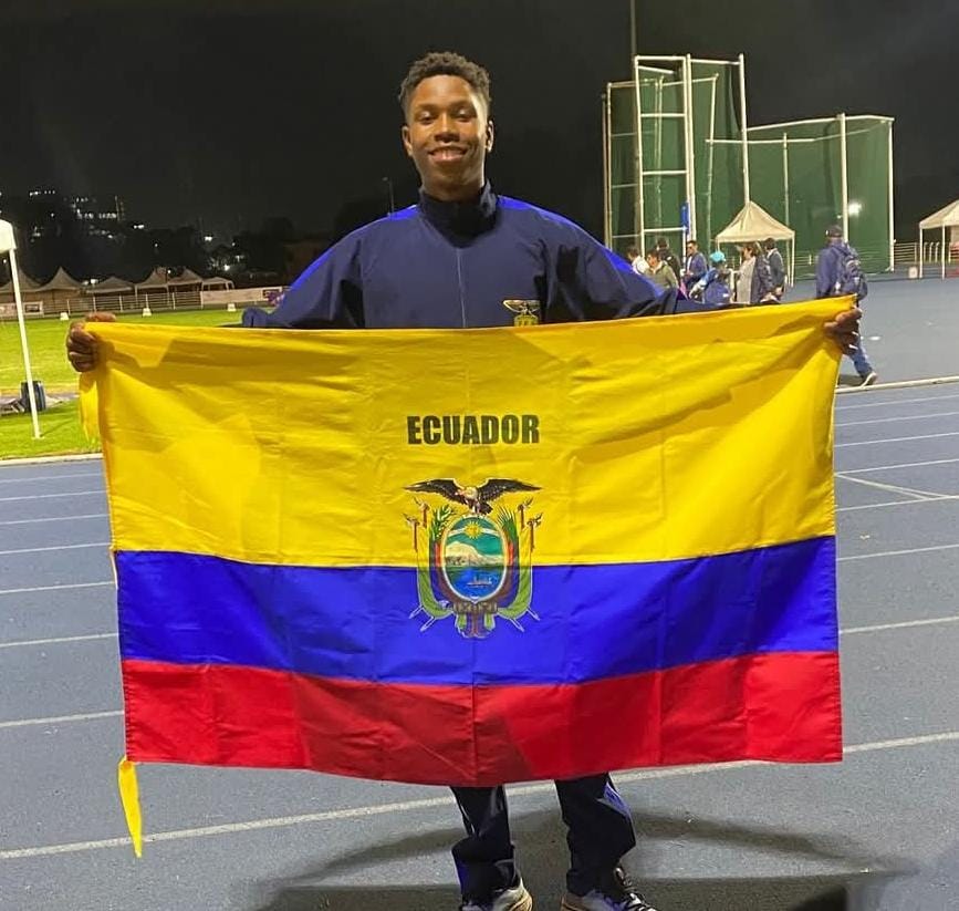 DeporteEc's tweet photo. [HILO]

Resultados del Campeonato Panamericano U20 de Atletismo que se realiza en Colombia:

🥇 Iván Oña
🏃🏽5.000 metros marcha 
⏰20m42s

🥇Belsy Quiñónez
Lanzamiento de Bala
Distancia: 16,35 metros

🥇Jhon Lara
Salto Alto
Marca: 2,07 metros

⬇️ https://t.co/gG11lidbHB