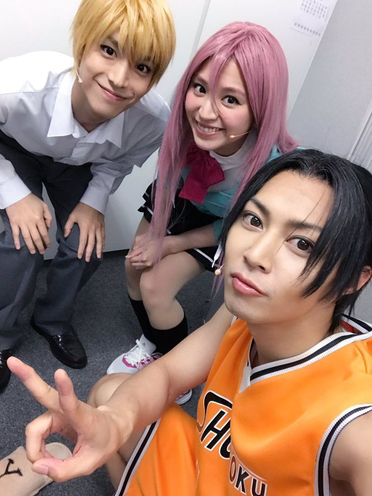 With kise and takao!!