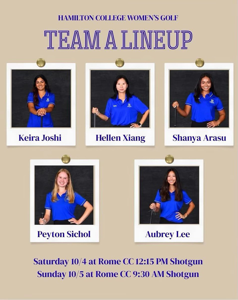 Hamilton College Golf tweet media
