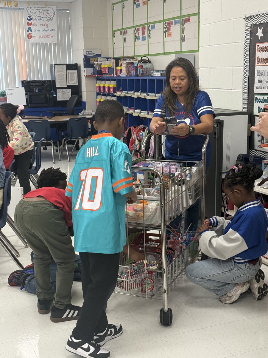 LaCristaParker's tweet image. 🎉 The @PoincianaStem ClassDojo Store OPENED on Friday! Students redeemed their hard-earned points for awesome rewards. Learning just got even more exciting! 💥 #ClassDojo #PBIS #StudentMotivation
@pbcsd @S_Stockman3 @InstSupSteiger @RachelCapitano @southPbcsd