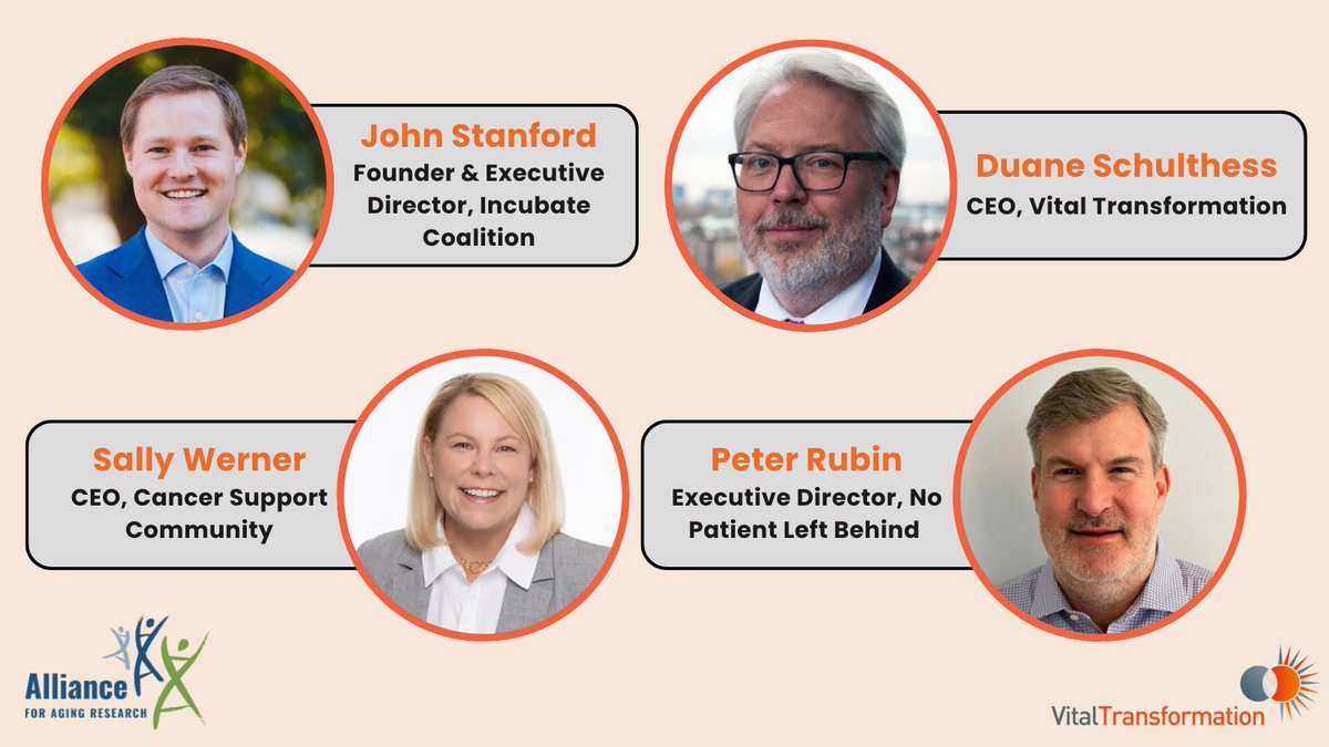 JOIN the <a href="/Aging_Research/">Alliance for Aging Research</a> for a virtual briefing: 
"Patient Access at Risk - the IRA's 'Pill Penalty'"
When: Thursday, Oct 9, 1:00 - 2:00 pm ET 
Where: Virtual briefing with live Q&amp;A
REGISTER here: tinyurl.com/y8ce6ye6
I look forward to moderating and featuring these brilliant