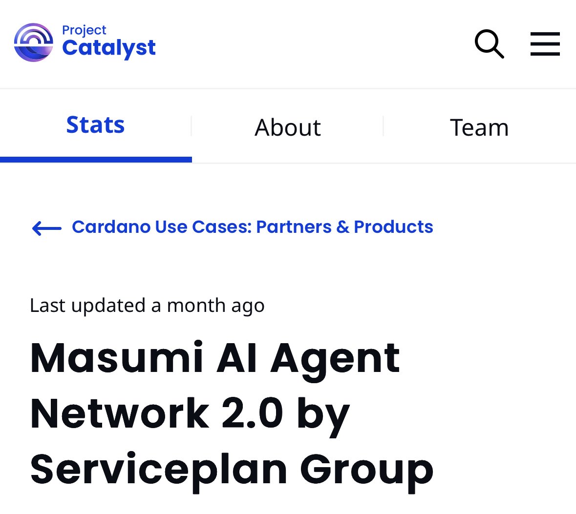 pixelsebi's tweet image. Please vote for @MasumiNetwork in Catalyst if you believe in:
👉 AI is key for the growth of Cardano
👉 Enterprise adoption matters a lot
👉 the team who builds this 27/7
Serviceplan + @nmkr_io is truly a match made in heaven. Our track record on GitHub, our constant press…