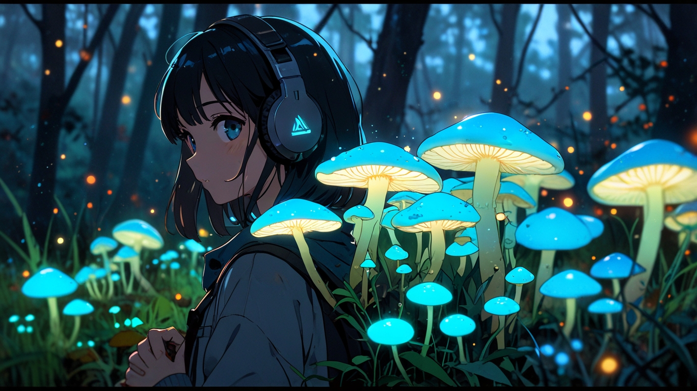 きのこの日常の絵 Silent Rainy Night - Lo-fi Music on X: 