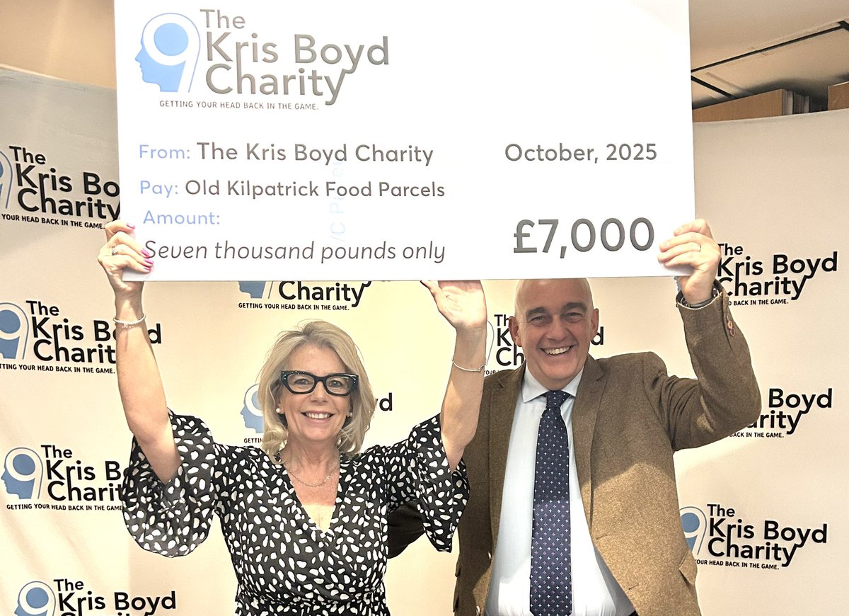 MFerrisCummings's tweet photo. I was honoured to be asked to speak at yesterday’s Sporting Lunch in aid of The Kris Boyd Charity about the importance of reducing the stigma associated with suicide. My charity received a wonderful donation for which we are very grateful 🙏🏻 
#SuicidePrevention 
#suicidesurvival https://t.co/bJmJSsUWCc