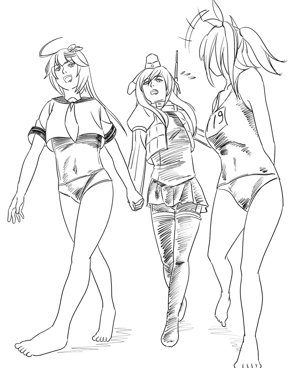 l8MOzrtlIlk3Oo's tweet photo. #艦隊これくしょん #伊58 #伊19 #U511 https://t.co/jiVm47cO3d