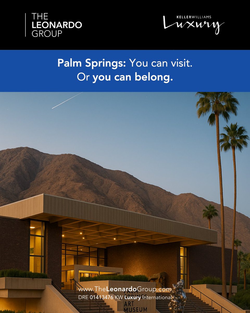 leonardoteam's tweet photo. Fall in Palm Springs — We Start the Season with Style + Design, Oct 16–19 - https://t.co/UIzdrQSlzK https://t.co/uekSA0TYh4