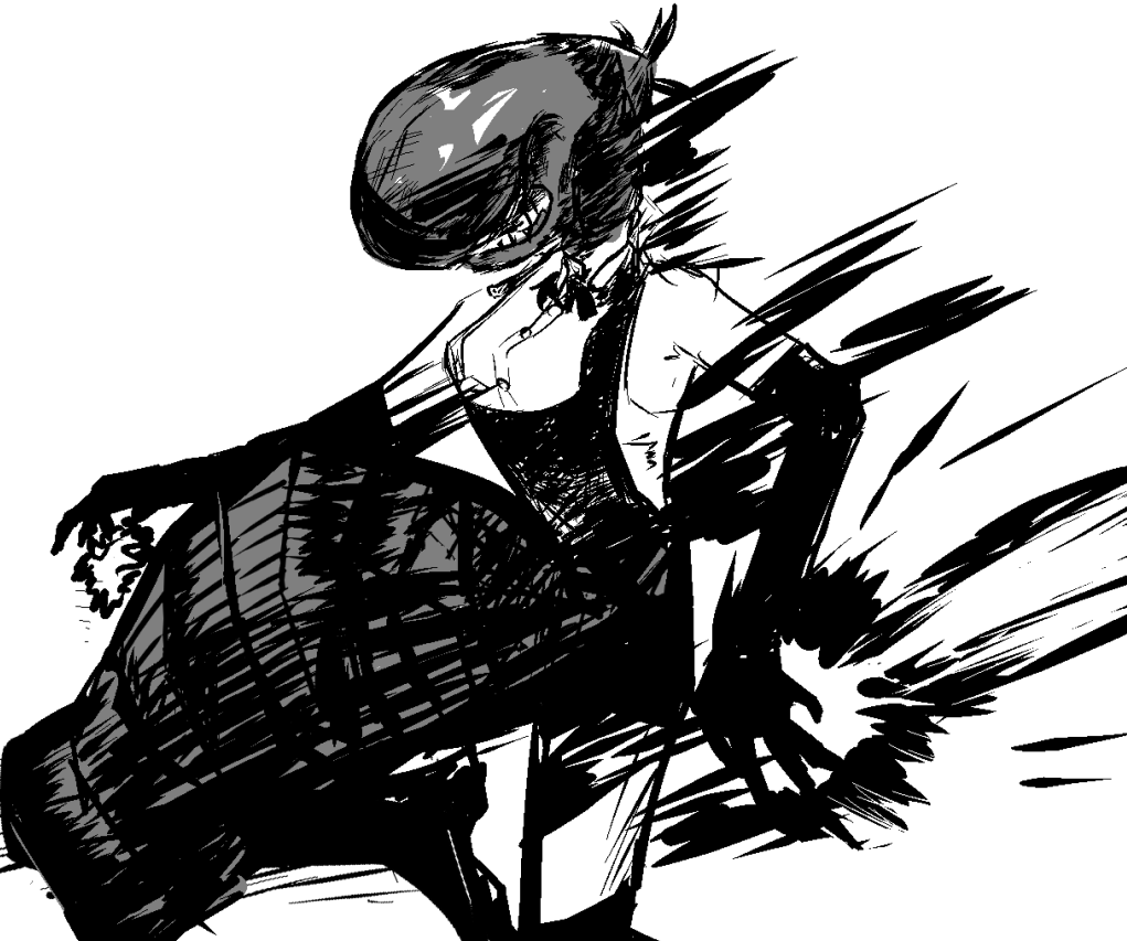 eeNeFz's tweet photo. @nikko_dooooon チェンソーマンのレゼを描きました https://t.co/u2Ya10IWEk